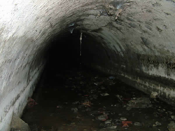 Roggia Acqualunga. Percorso sotterraneo